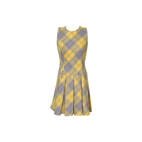 LEMON FAIRY Sleeveless Dresses Women's Yellow