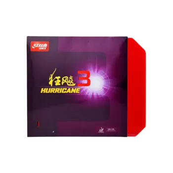 DHS Rush 3 Table Tennis Rubbers Synthetic Rubber Inverted Rubber All Compatibility Advanced Model, Adults
