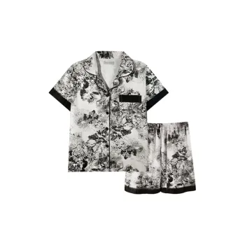 MIIOW Pajama Set Women's Ink Wash Painting