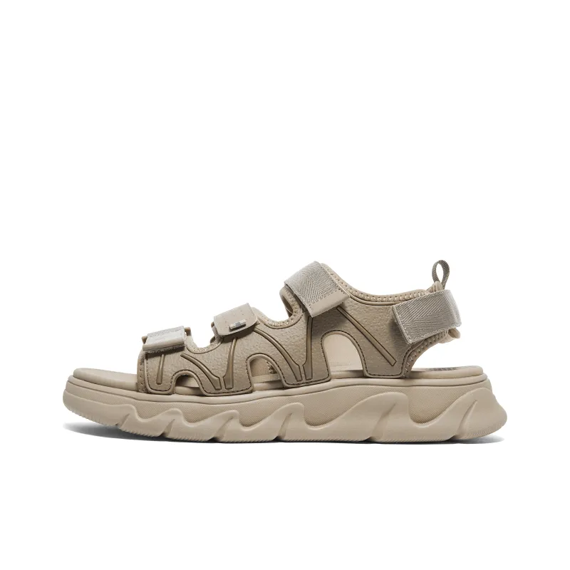 Senda Beach Sandals Men Black/Apricot-5