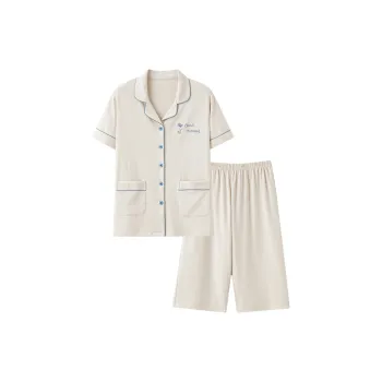Mulong Family Pajama Set Women's Ivory