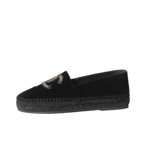 CHANEL Espadrilles Women's Black
