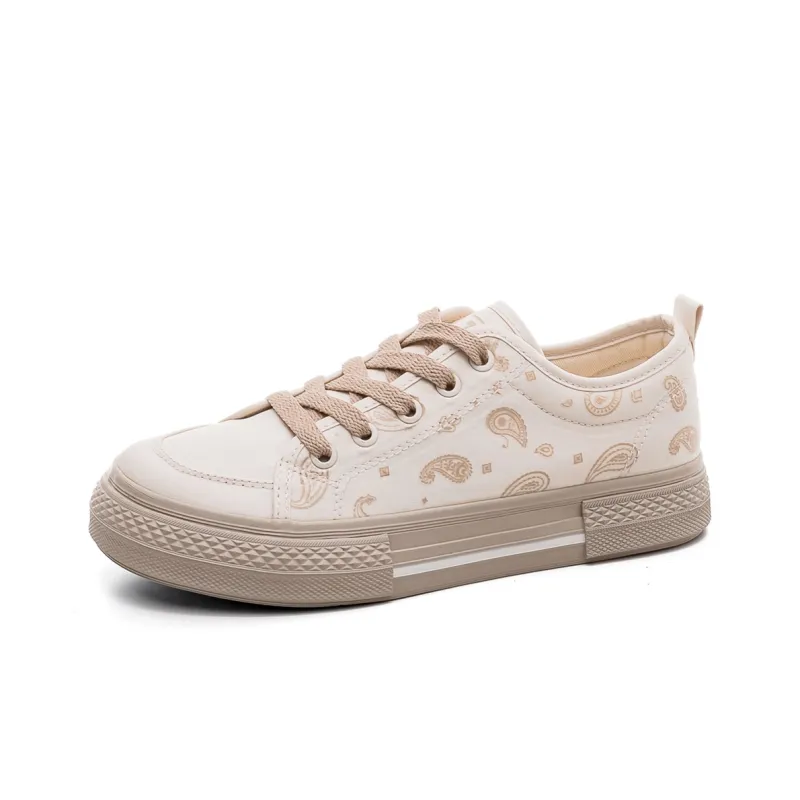 RENBEN Durable Breathable Lightweight Low-Top Canvas Shoes Women's-2