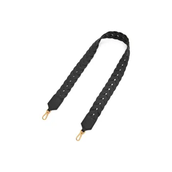 LOEWE Cow Leather Bag Straps Women's Black