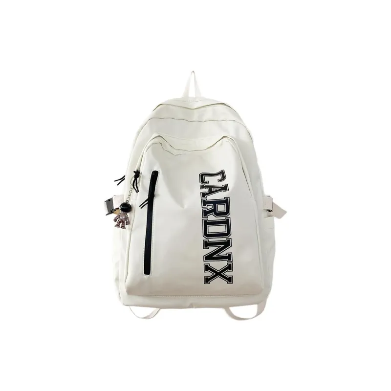 BRABOSTON Nylon Fabric Backpack Regular Unisex White/Black/Burgundy/Blue-0