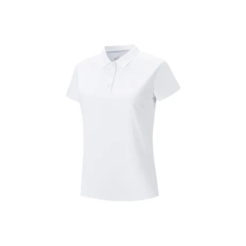 XTEP Polo Shirts Women's Pearl White