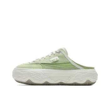 FILA ROCK Rock Mules Anti Slip And Wear Resistant Lightweight Low Top Canvas Shoes Women's Margarita Green