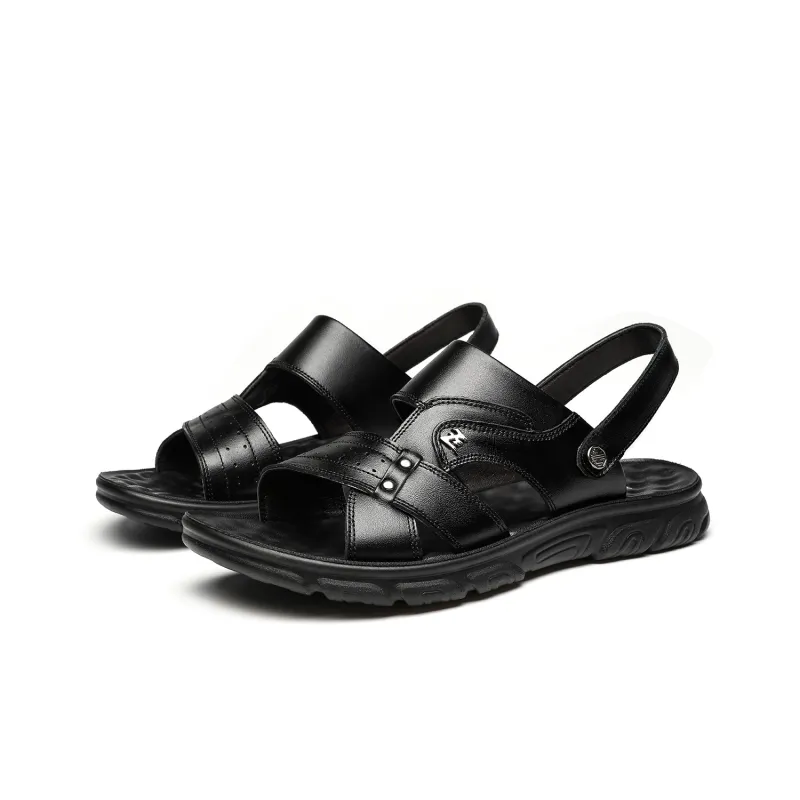 CHINT Beach Sandals Men's Black-2