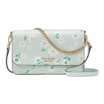 Kate Spade Cross Grain PVC Crossbody Bag, Shoulder Bag Trumpets Women's Crystal Blue Multicolor