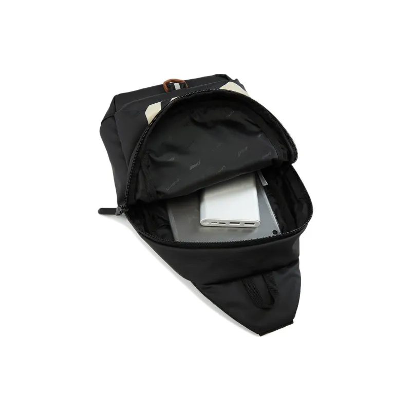 LiNing Polyester Polyurethane PU Sling Bag Regular Unisex Black Gradient-5