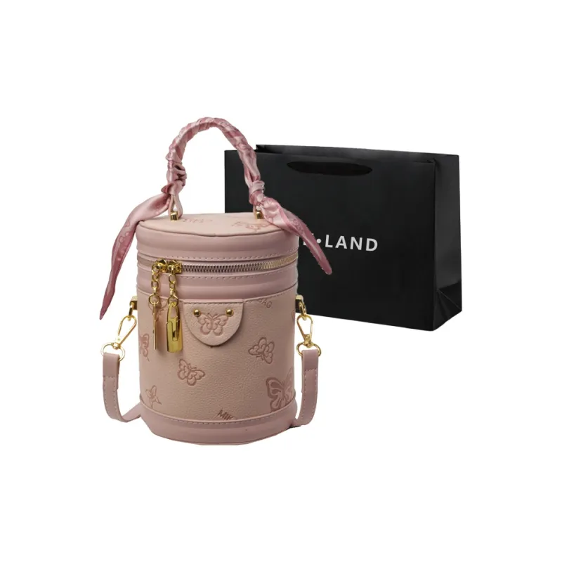 PINK·LAND PU Crossbody Bags Handbags Women's Brown/Pink/Blue/Black-6