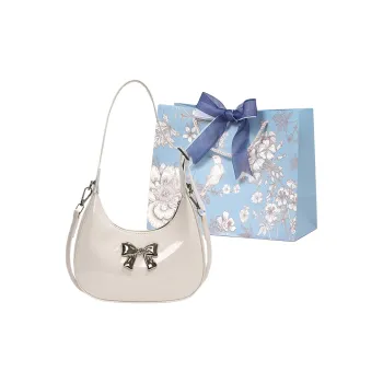 REDOO PU Shoulder Bag Women's Black/Burgundy/Silver/Pink/White