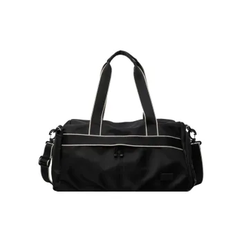 Travel Fabric Gym Bag Large Size Unisex Black/Ecru/Blue/Pink/Gray