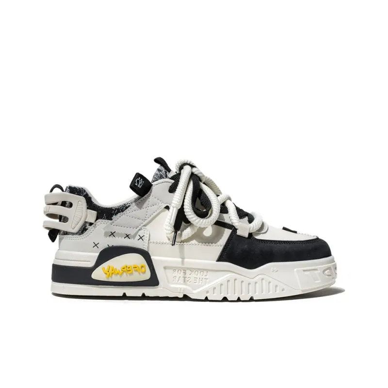 RBV Anti-Slip Wear-Resistant Low-Top Skateboard Shoes Men's-3