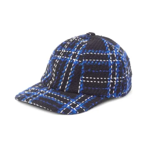 MSGM Plaid-embroidered Baseball Cap