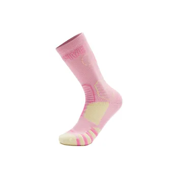 LiNing Badfive Basketball Socks Unisex 1 Pack Phoenix Blossom Pink/Daylily Pink/Light Cream