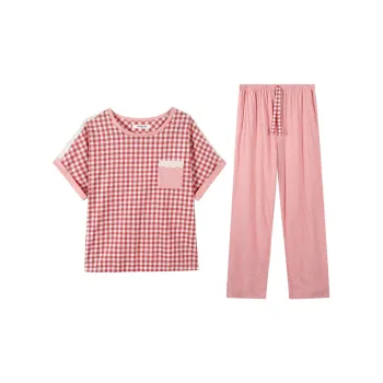 AUTUMNDEER Pajama Set Women's Floral Red