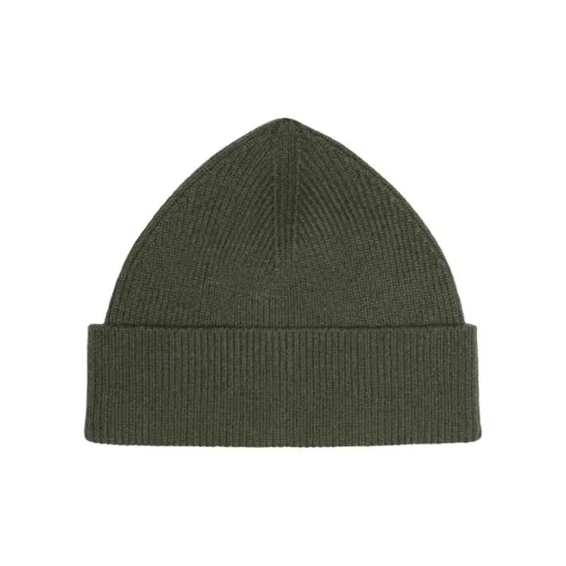 THEORY Cashmere Polyamide Elastane Beanies Men's Army Green-0