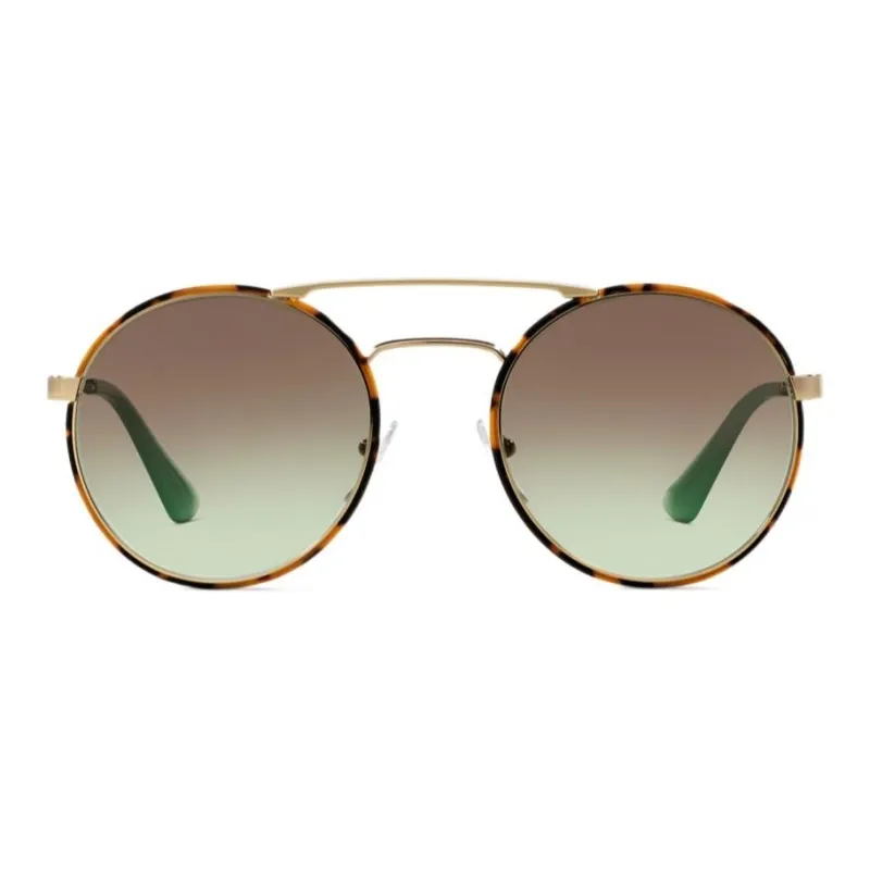 PRADA Round Sunglasses Women's Brown-1