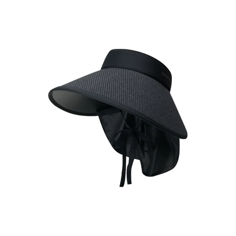 TUCANO Double Layer Straw Woven Vinyl PVC Sun Protection Hats Women's-7