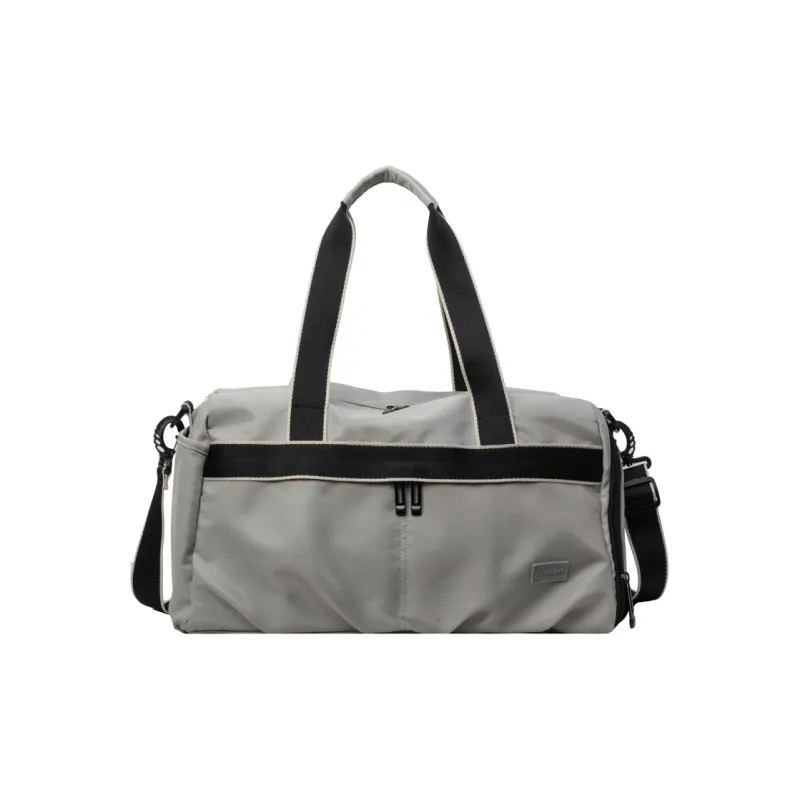 Travel Fabric Gym Bag Large Size Unisex Black/Ecru/Blue/Pink/Gray-21