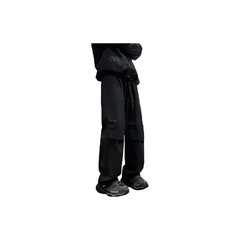 AMANDA BY Casual Pants Summer Unisex Black-1