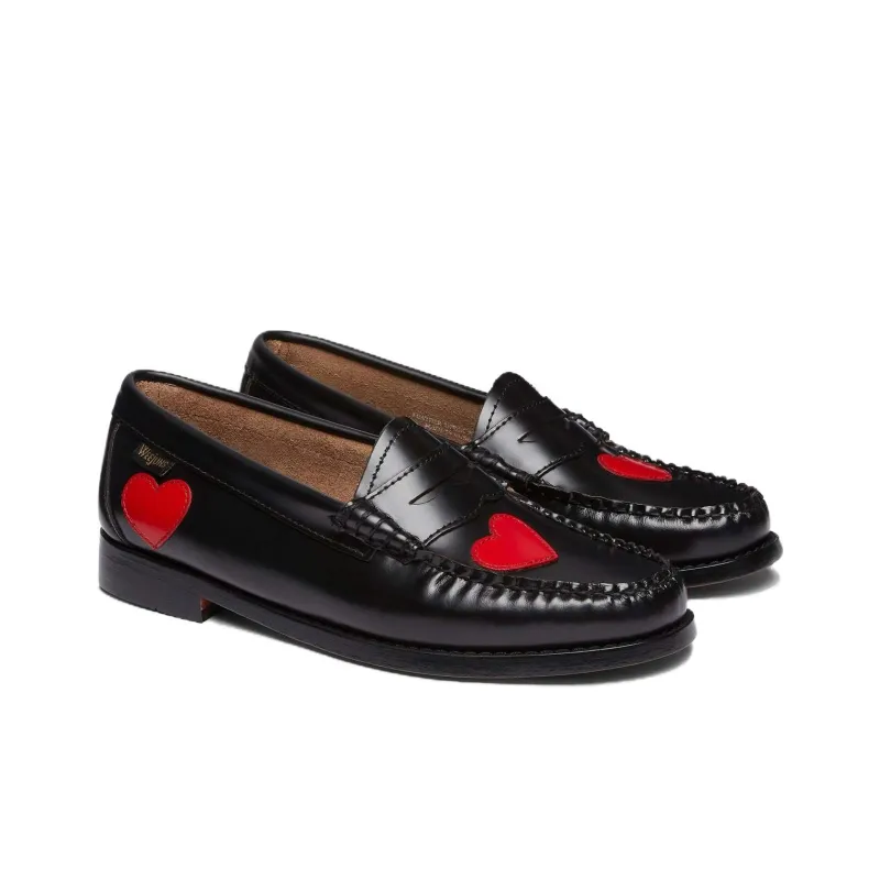 G.H. Bass & Co. Weejuns Penny Love Loafers Women's Black-2