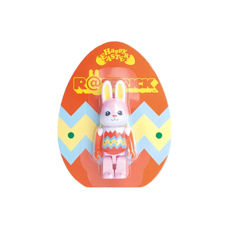 BE@RBRICK x R@BBRICK Eastar Basic Orange Trendy Figures 8cm-2