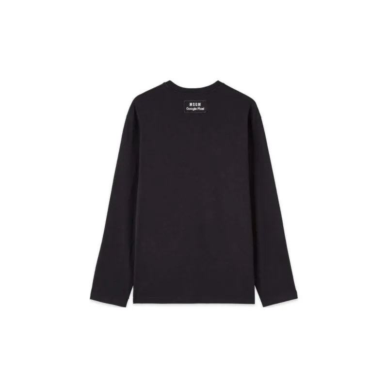 MSGM x Google Pixel T-Shirt Unisex Black-1