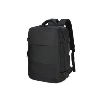 BOBDOG Polyester Backpack Travel Bag Hiking Bag Business Bag Unisex Black Gray