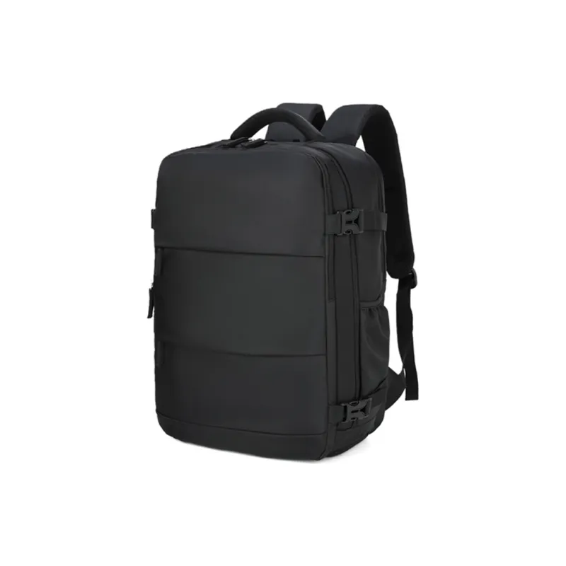 BOBDOG Polyester Backpack Travel Bag Hiking Bag Business Bag Unisex Black Gray-0