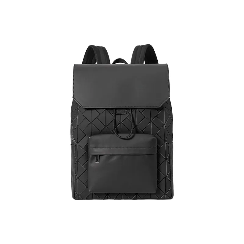 CARTELO PVC Backpack Laptop Bag Backpack Regular Unisex Black-0