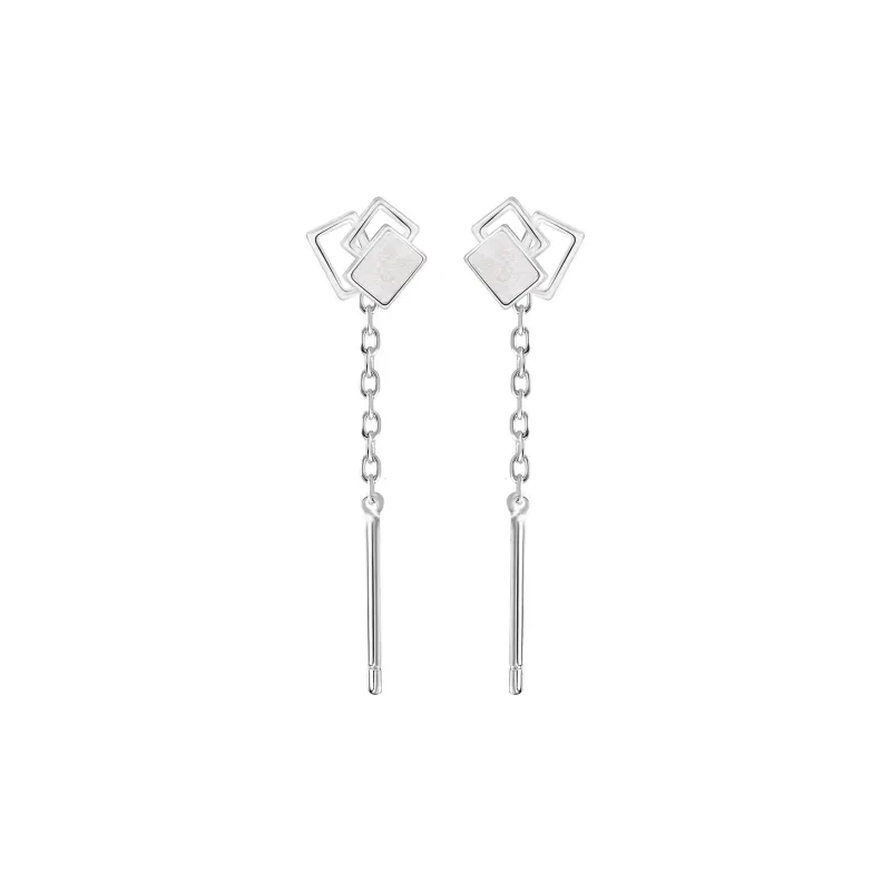 PRP S 999 Fine Silver Drop Earrings Women's-0