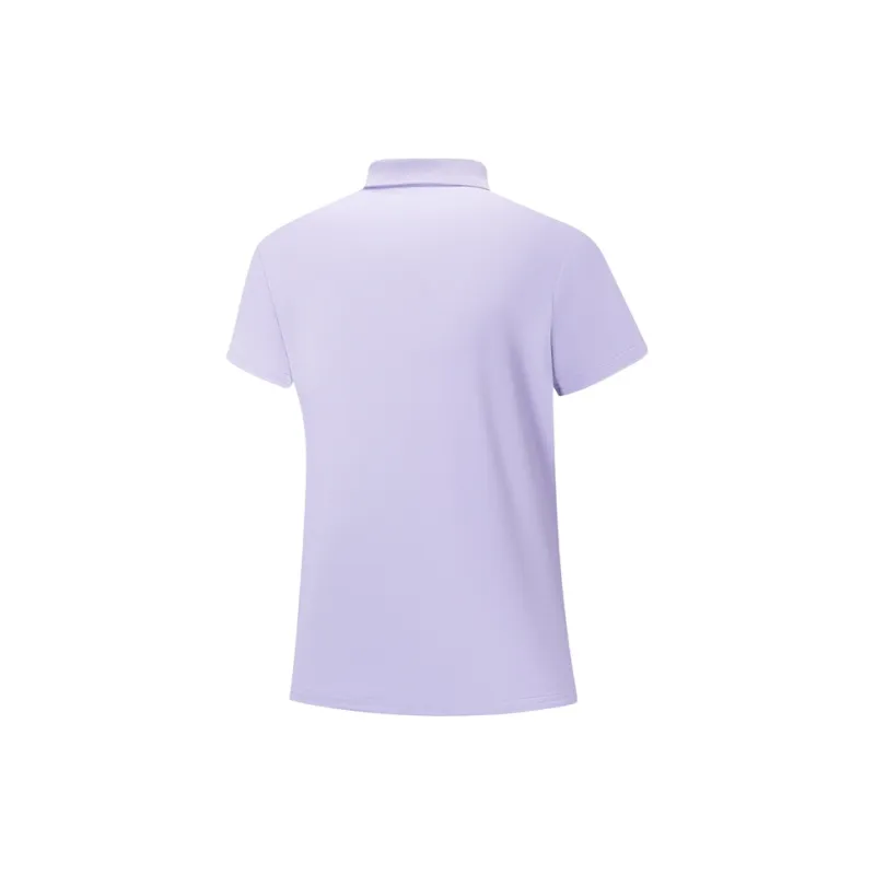 XTEP Polo Shirt Women's Lavender Blue-1