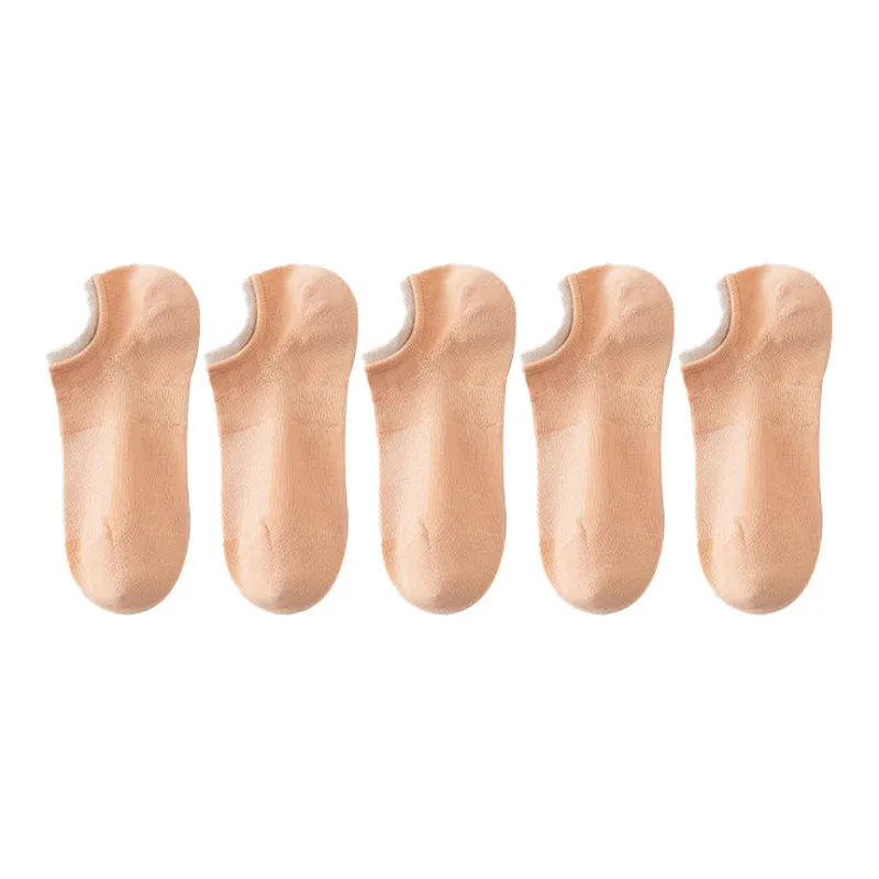 MIIOW No-Show Socks Women's 5 Pack-15