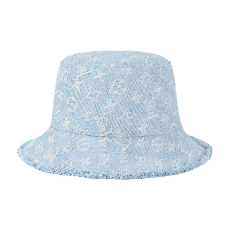 LOUIS VUITTON Monogram Denim Bucket Hat-1