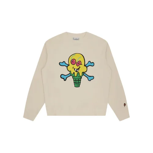 Ice Cream Sweatshirts Unisex Off White