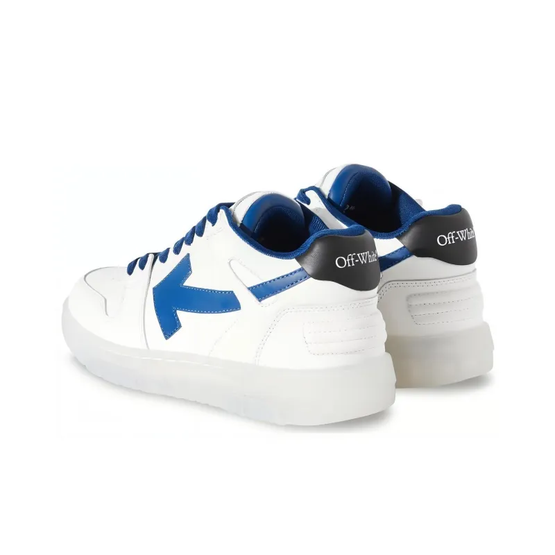OFF WHITE Out Of Office Ooo Low Tops White Navy Blue-4