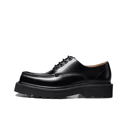 THOM WILLS Trendy Versatile Elegant Derby Shoes Casual Shoes Approx. 4.5cm Men's Black