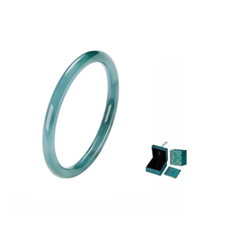 MAMADESHOUHU Glutinous Jade Bangles Women's-1