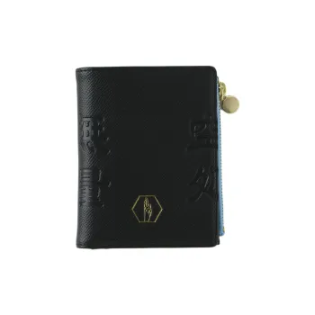 SAMANTHA THAVASA Satoru Gojo Collaboration Synthetic Leather Wallet Women's Black