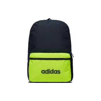 Adidas Recycled Polyester Backpack Large Size Men's Dark Blue With Neon Yellow Accents