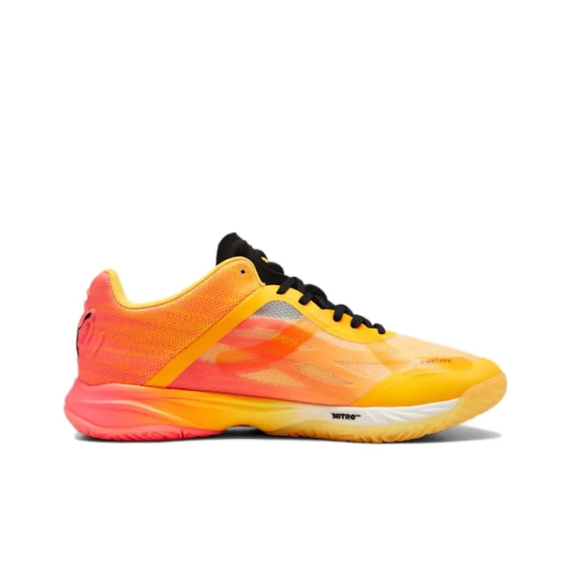 PUMA Accelerate Anti Slip Wear Resistant Low Top Golf Shoes Unisex Orange Black-1