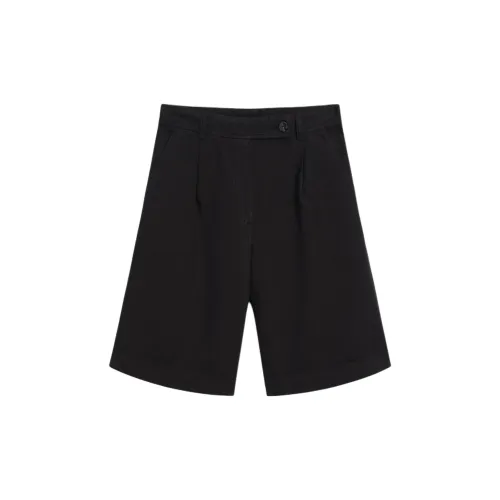 Massimo Dutti Casual Shorts Women's Black