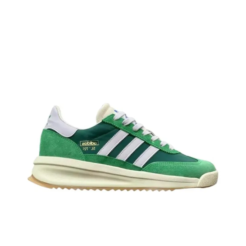 Adidas SL 72 Anti-Slip Wear-Resistant Low-Top Casual Running Shoes Unisex Green-1