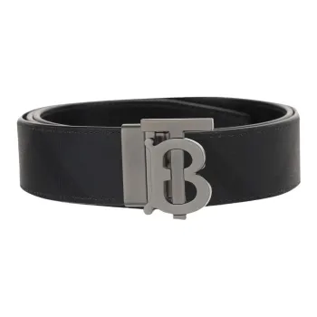 Burberry Monogram Buckle Reversible Belt