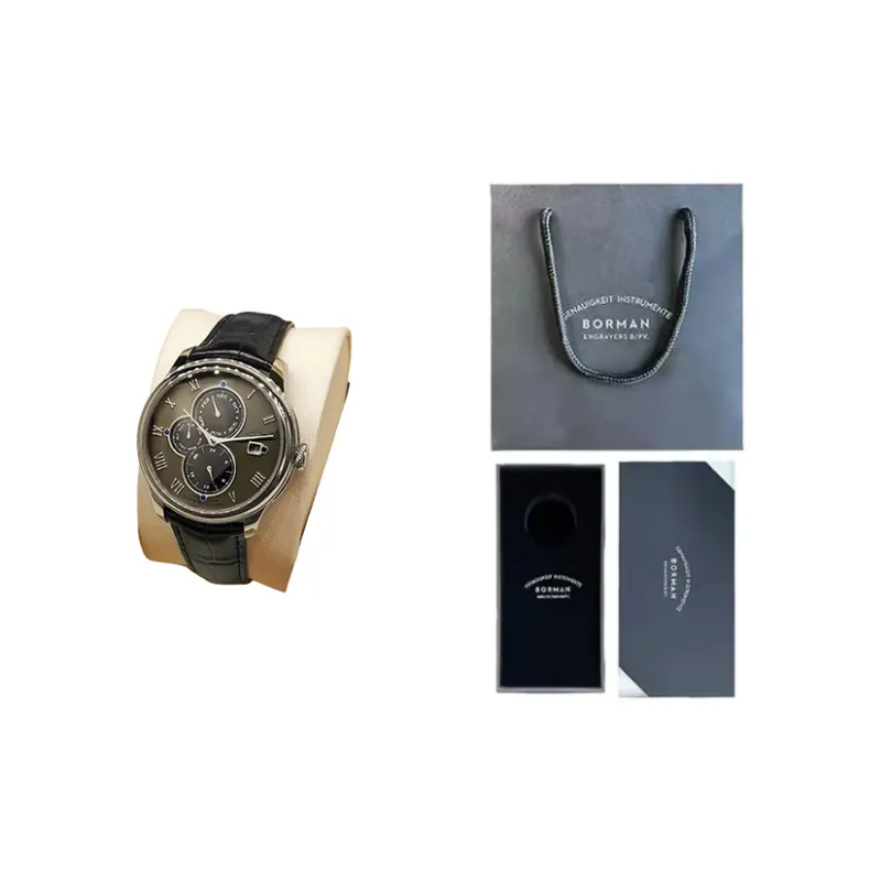 BORMAN Automatic Mechanical Movement Watch Men's Watches Gray Dial-3
