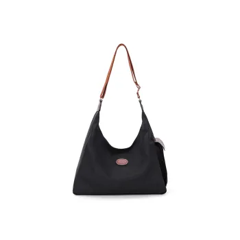 LUCKY DIAMOND Oxford Shoulder Bag Regular Women's Black