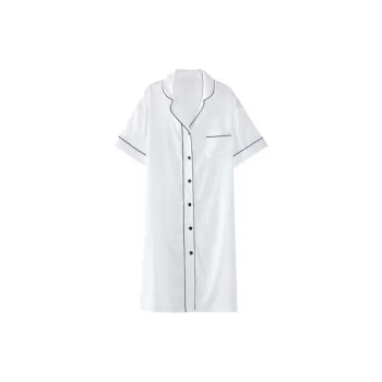 CAIHENGTONG Nightgown Women's White