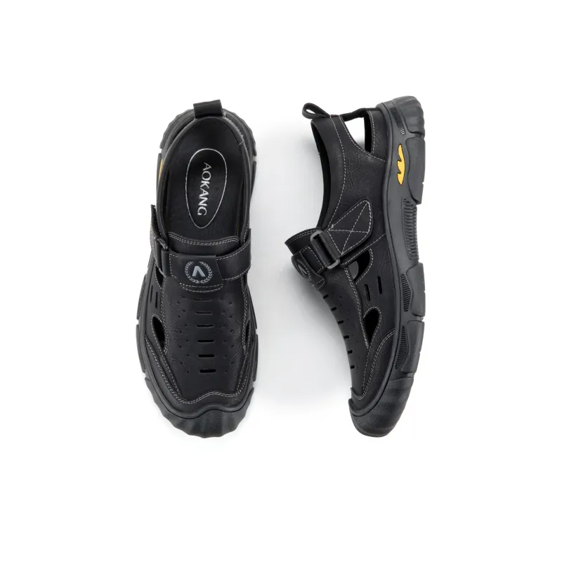 AOKANG River Trekking Shoes Men Dark Brown/Light Brown-4
